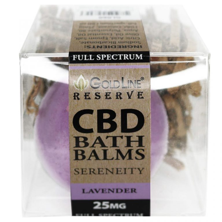 Lavender CBD Bath Bomb 25mg Serenity 1pc