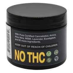 NO THC - CBD pain cream 2oz jar