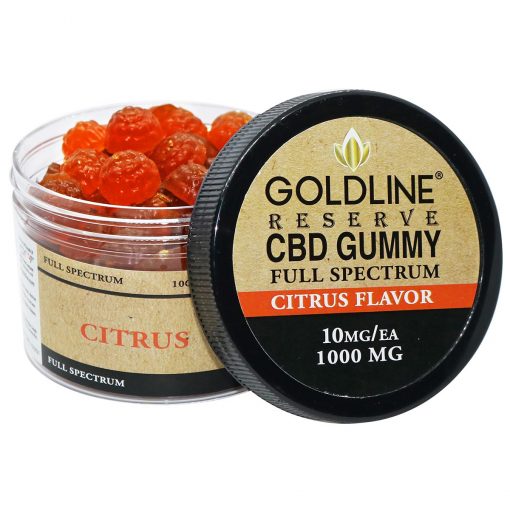 CBD Gummy Chews 100ea Citrus Flavored