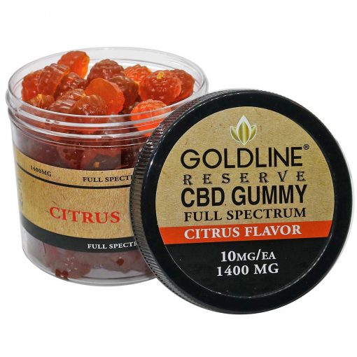 Full Spectrum 1400mg CBD Gummies - Citrus Flavor