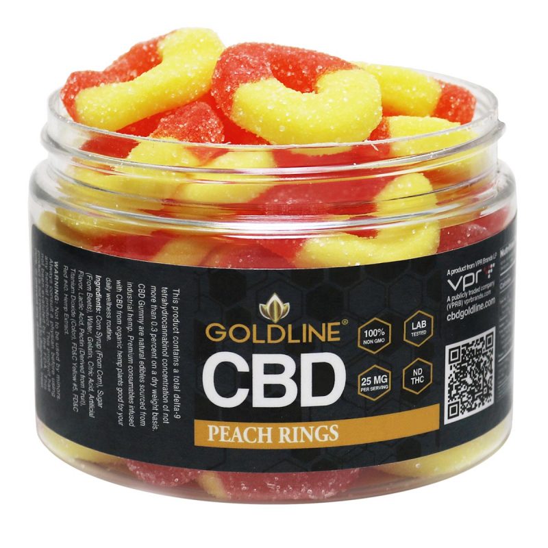 Goldline CBD Gummy Bears Large (12oz)
