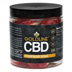 Strawberry CBD Gummy Rings 8oz Jar