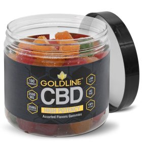 25mg/100ct High Potency CBD Gummies