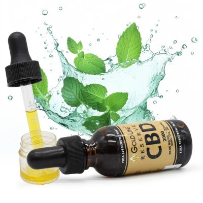 Mint Full Spectrum Tincture 30ml / 2000mg CBD bottle
